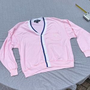 Vintage Ralph Lauren baby pink cardigan
